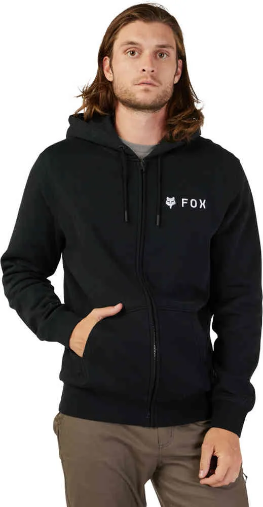 Absolute zip-up sweatshirt FOX, black