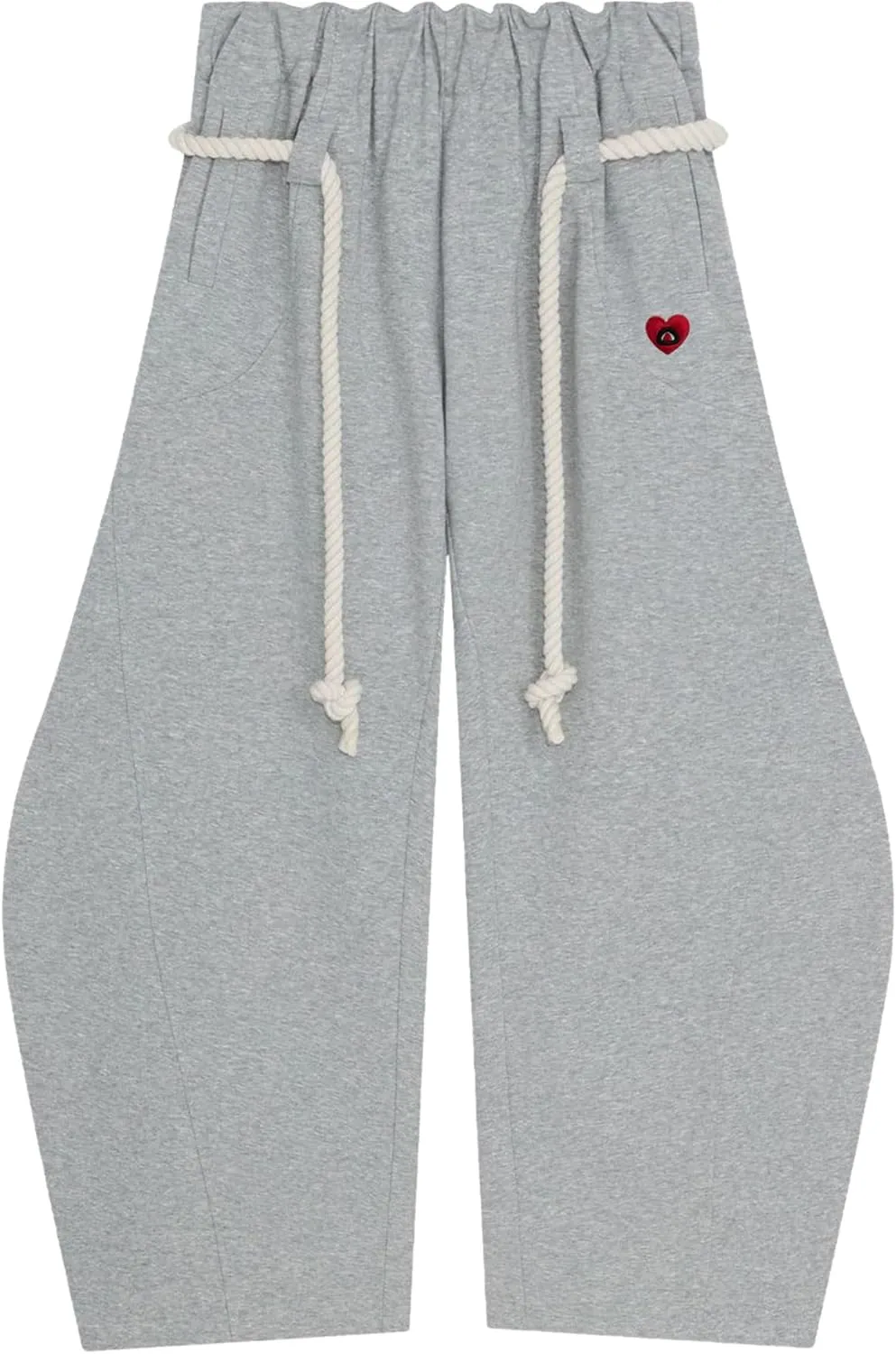 Aelfric Eden Super Baggy Barrel Sweatpants Wide Leg Pants for Women Men Casual Elastic Waist Unisex Lantern Trouser Pants