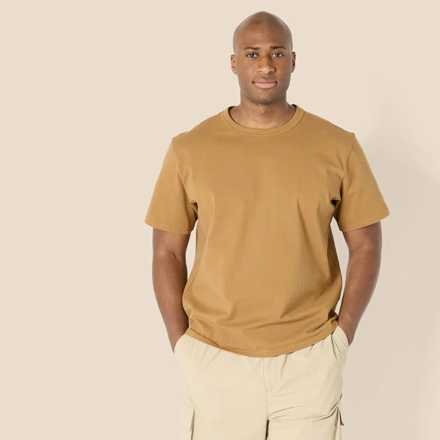 Amazon Essentials Men's Relaxed-Fit Heavyweight Cotton T-Shirt