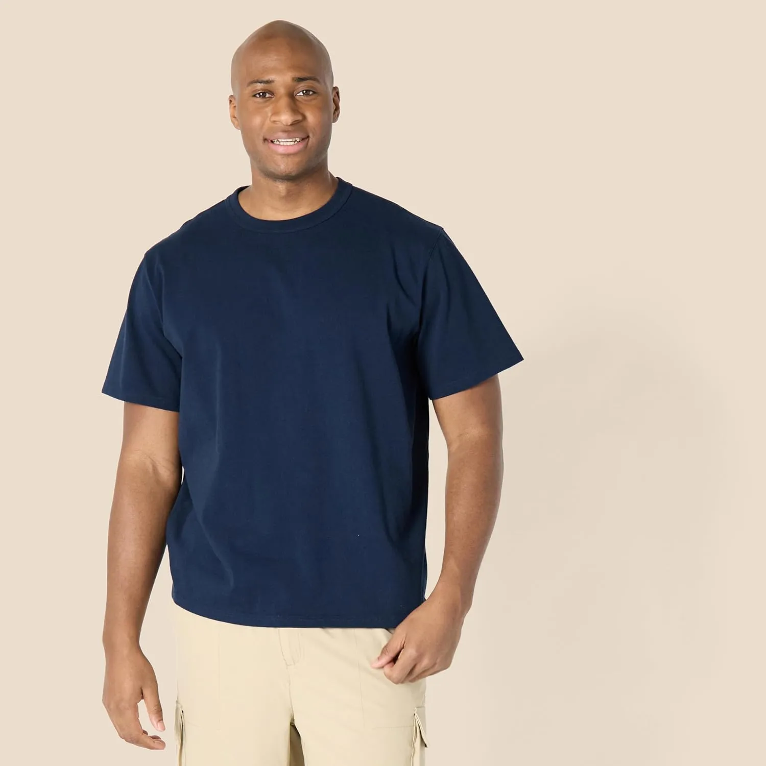 Amazon Essentials Men's Relaxed-Fit Heavyweight Cotton T-Shirt