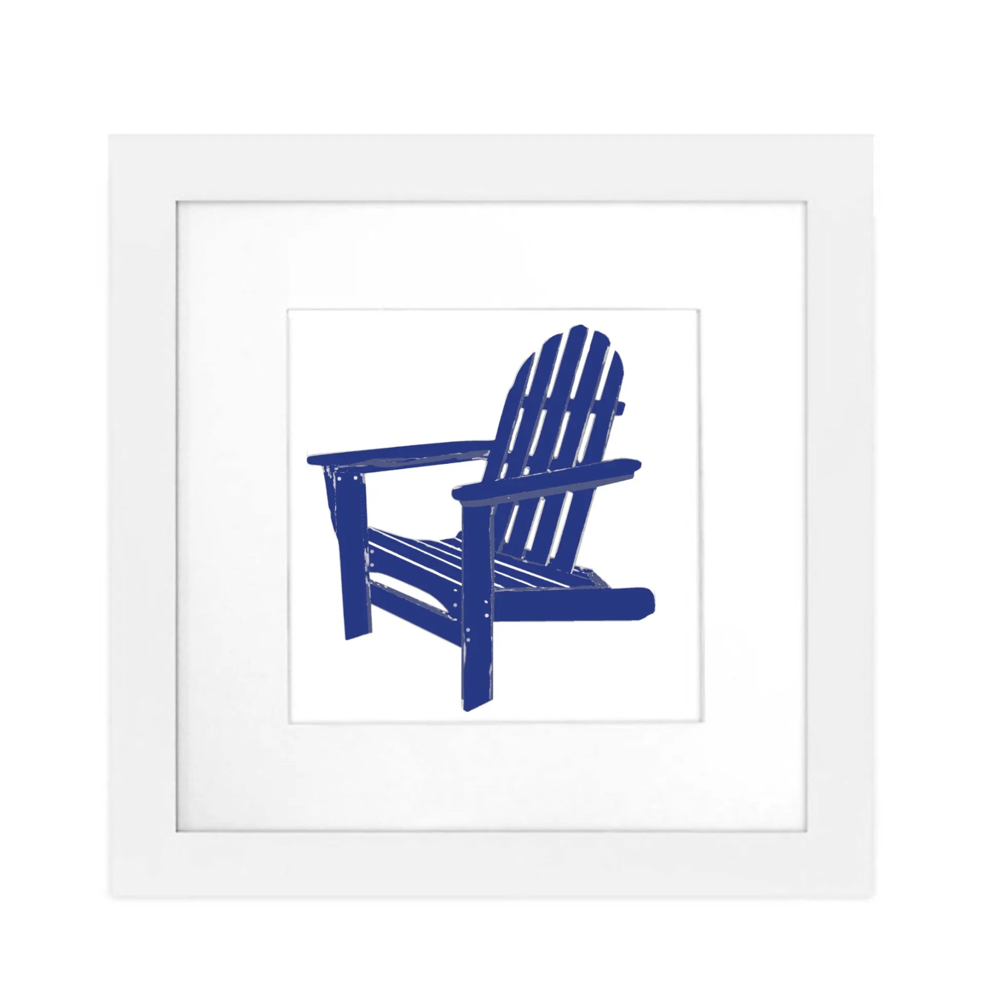 Art Print Framed - Adirondack Chair