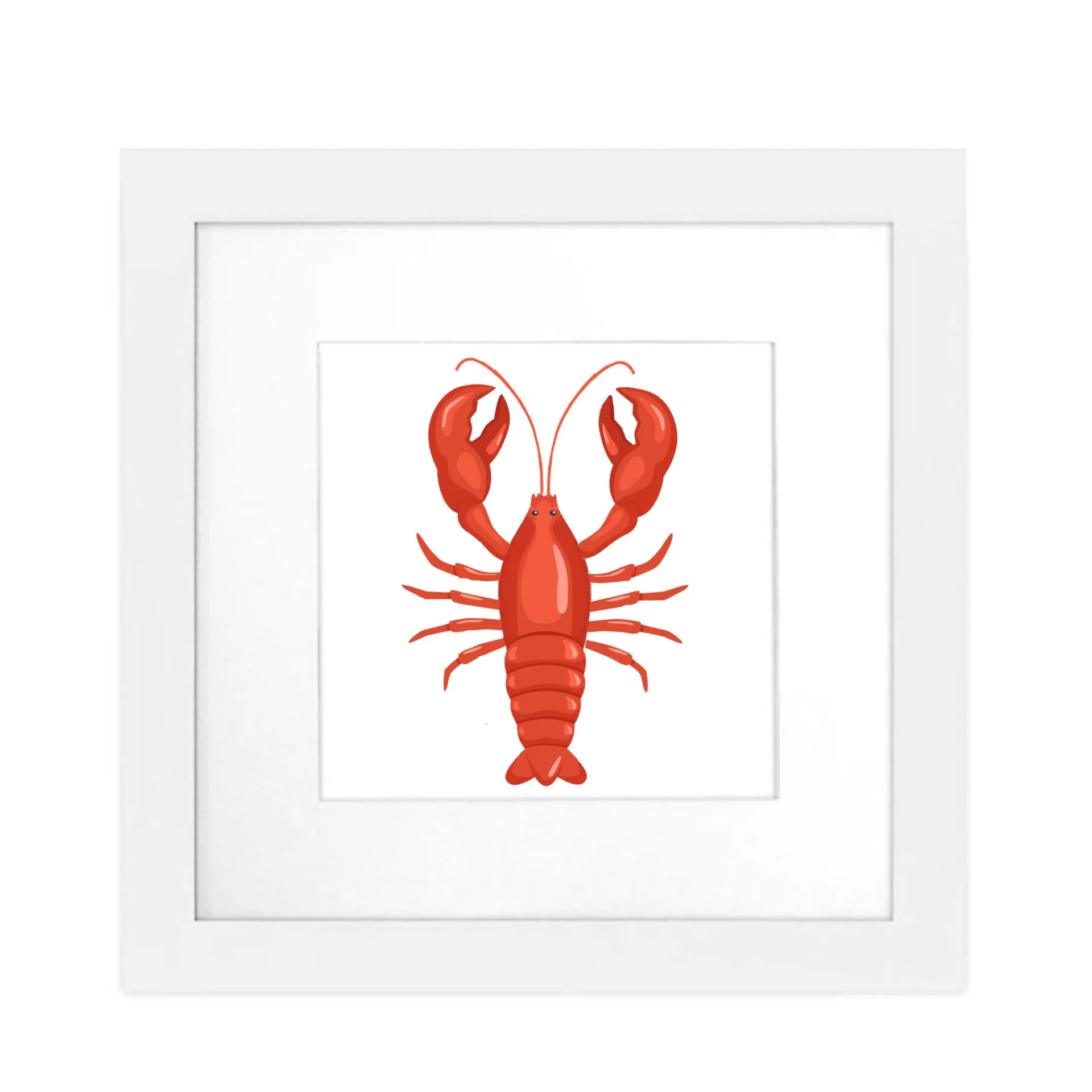 Art Print Framed - Lobster
