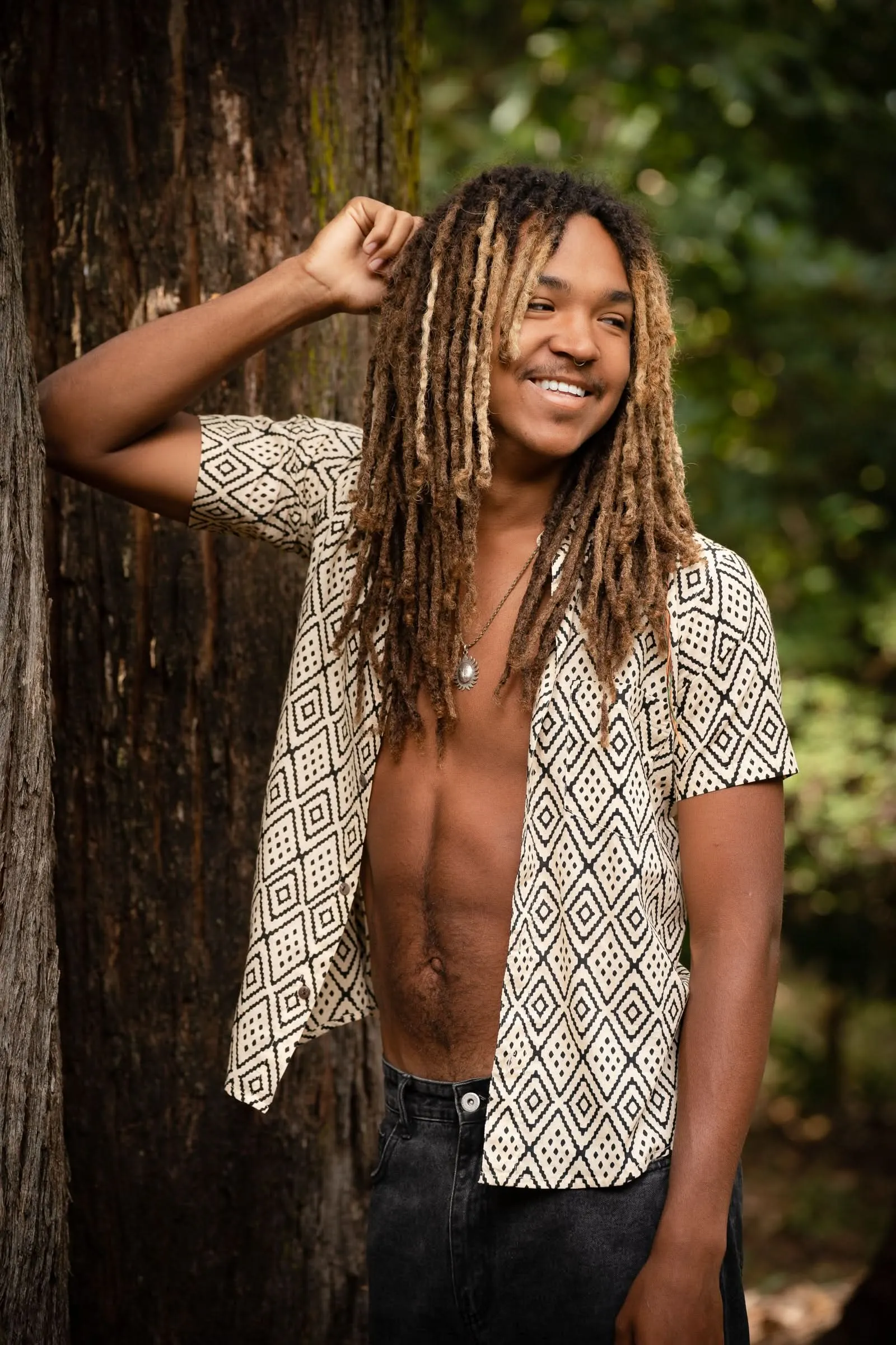 Aya Hippie Shirt - Diamond