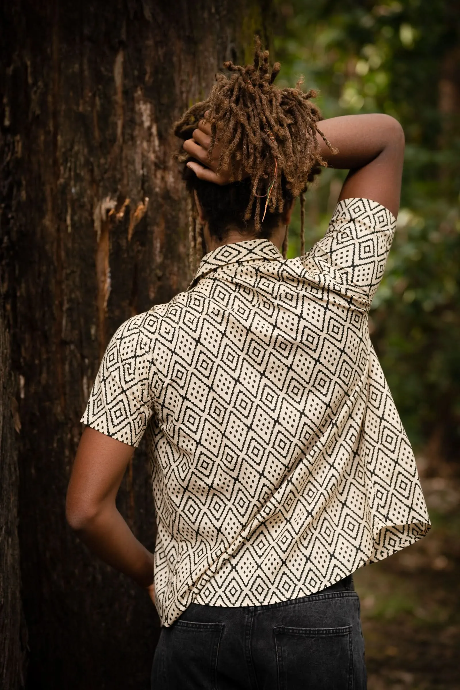 Aya Hippie Shirt - Diamond