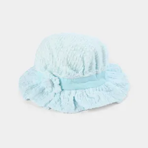 BABY ROUND CAP/HAT 9 MONTH    | BLUE