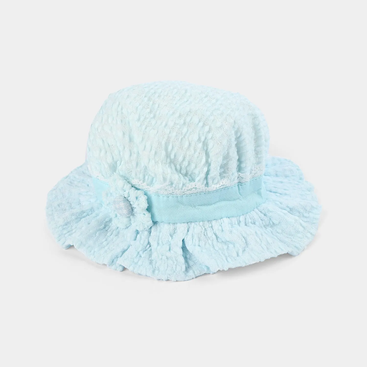 BABY ROUND CAP/HAT 9 MONTH    | BLUE