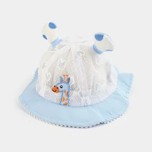Baby Round Cap/Hat | 9M  | Blue