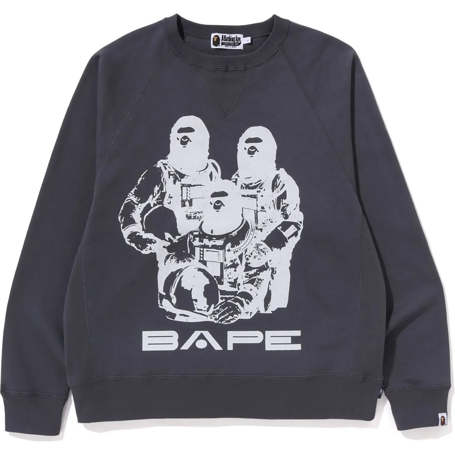 BAPE RELAXED FIT CREWNECK MENS