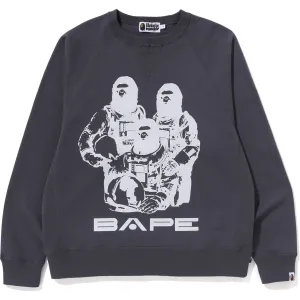 BAPE RELAXED FIT CREWNECK MENS