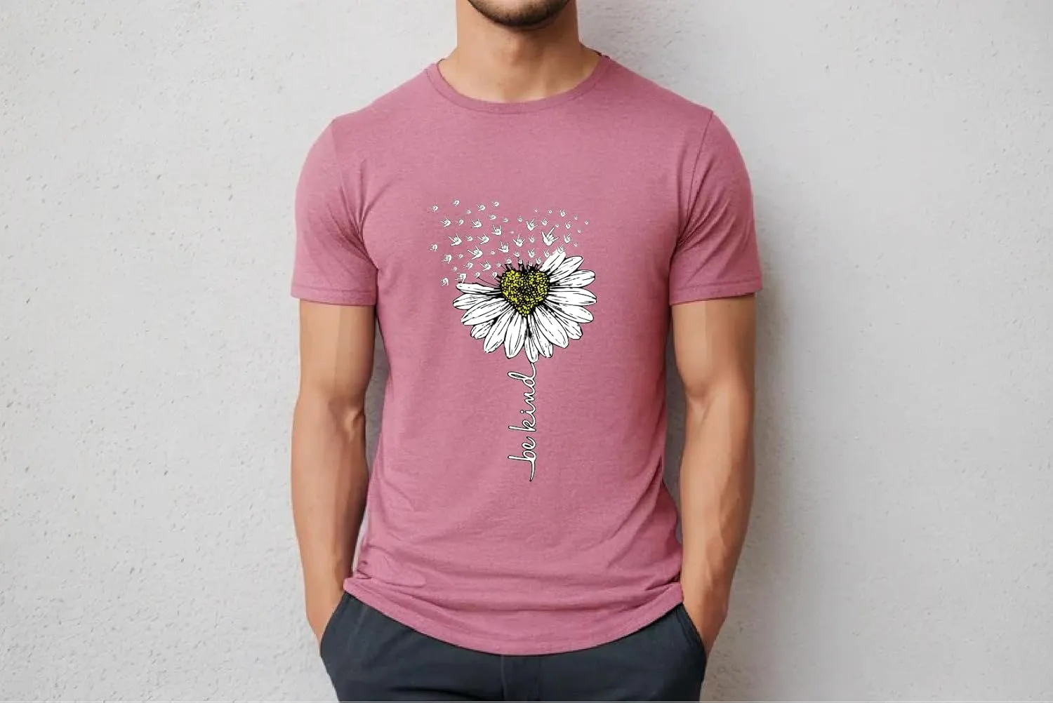 Be Kind Shirt - Inspirational T-Shirts for Women, Positive Vibes Kindness, Teacher's Tee, Ideal for Daycare