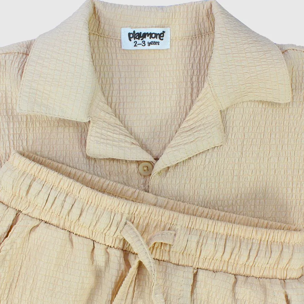 Beige 2-Piece Outfit Set