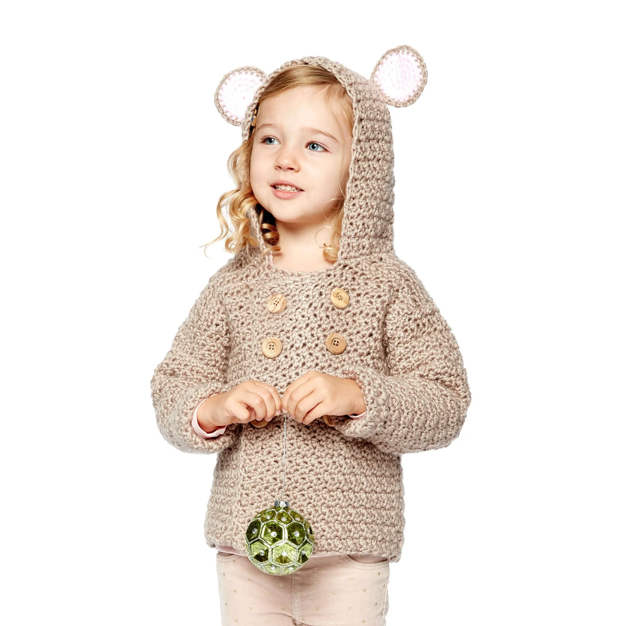 Bernat Mousie Crochet Hoodie