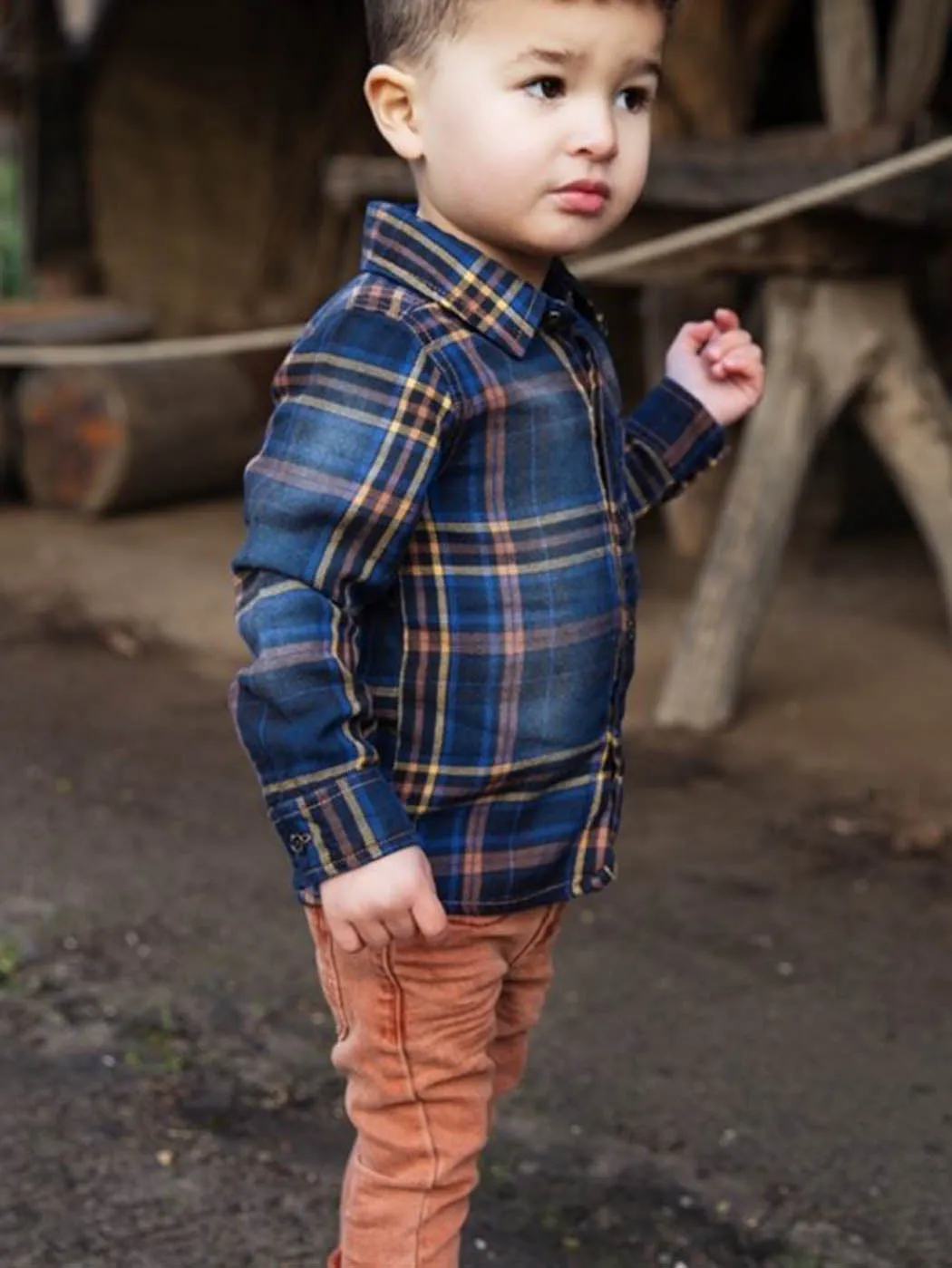 Boy's Shirt - F40827-37 Blue