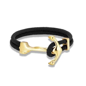 Bracelet - Anchor Rope Bracelet - Black