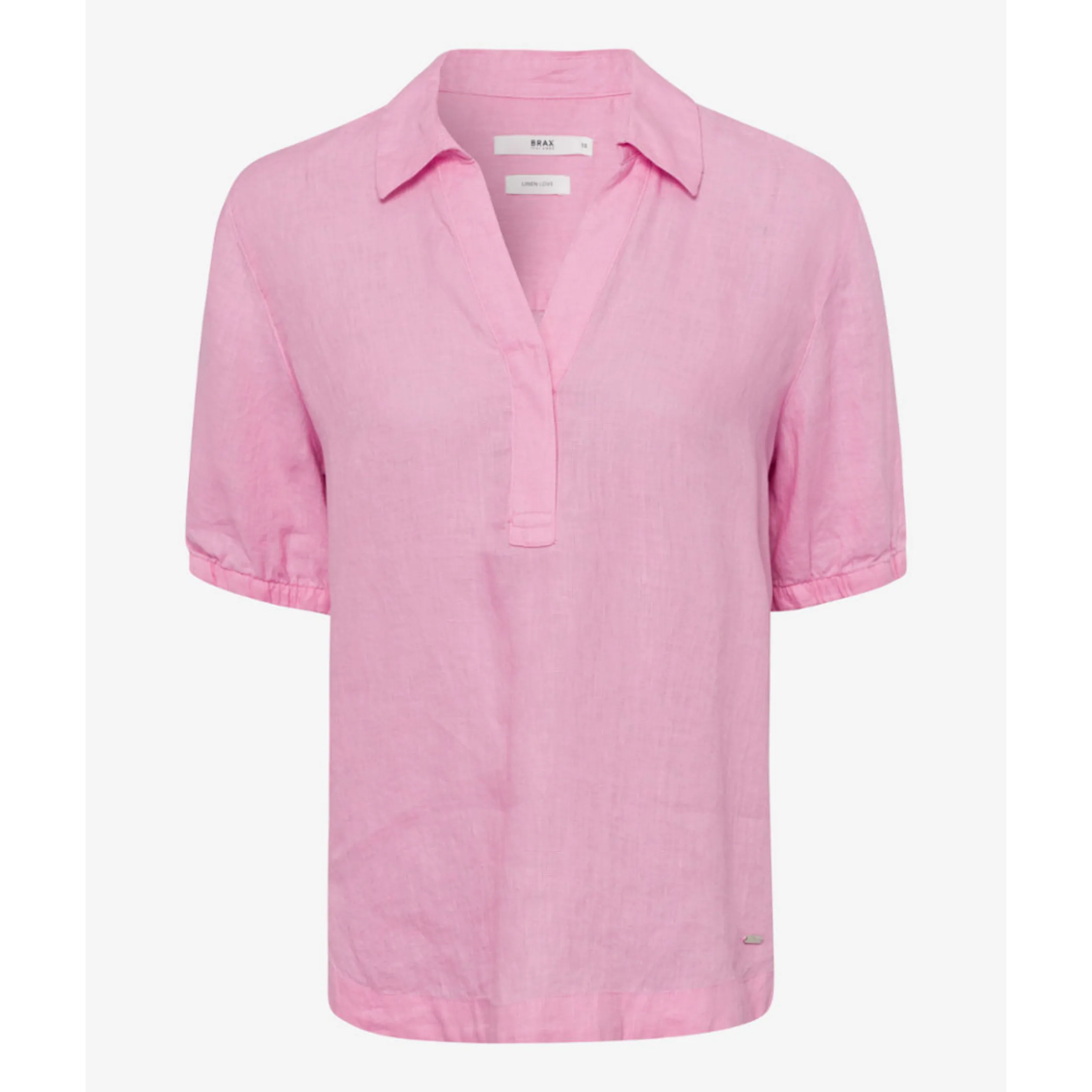 Brax Vio Pure Linen Blouse Rosa 44-7038