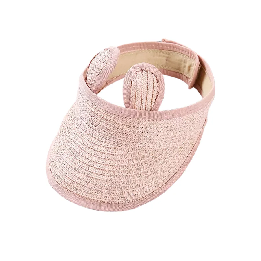*Bunny Straw Keiki Visor, Pink