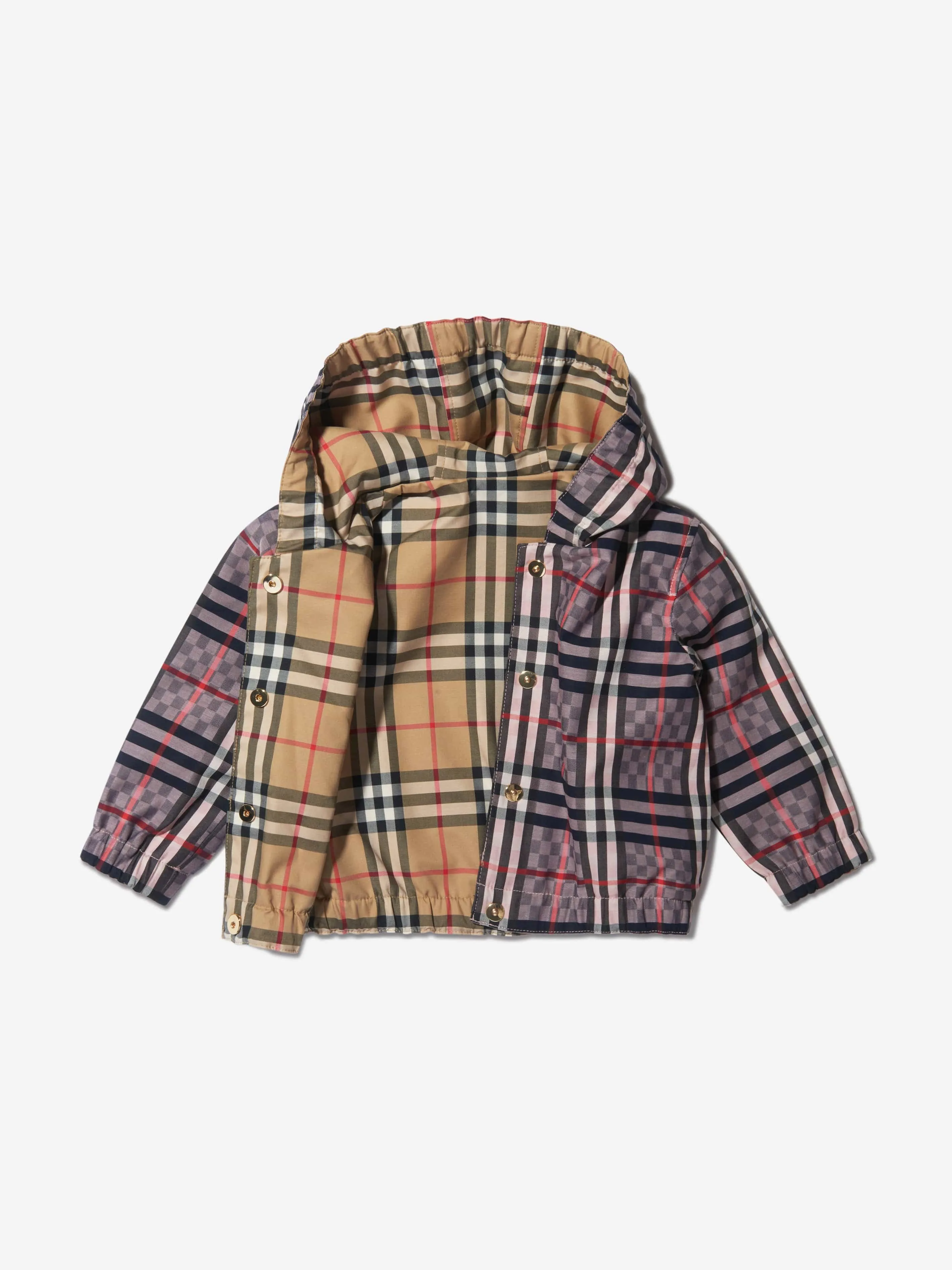 Burberry Baby Girls Cotton Hooded Jacket