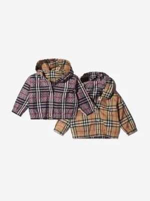 Burberry Baby Girls Cotton Hooded Jacket