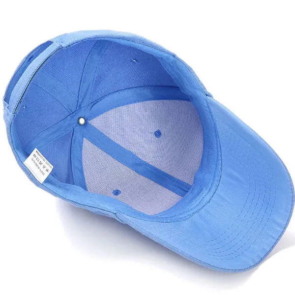 Classy Men Sky Blue Basic Cap