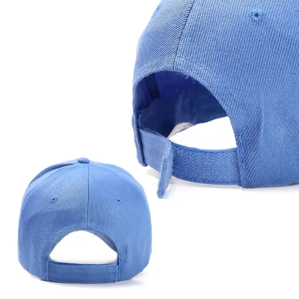 Classy Men Sky Blue Basic Cap