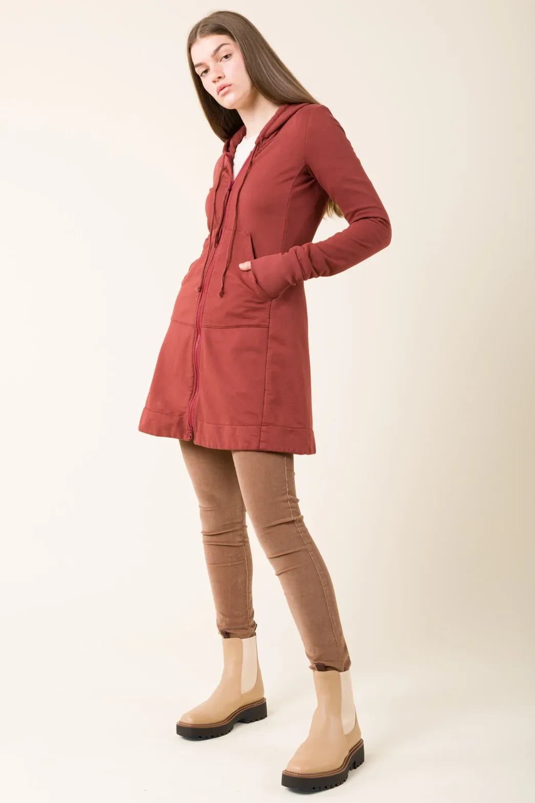 Day to Day Hoodie - Oxblood