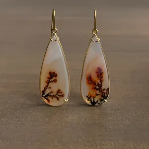 Dendritic Agate Earrings