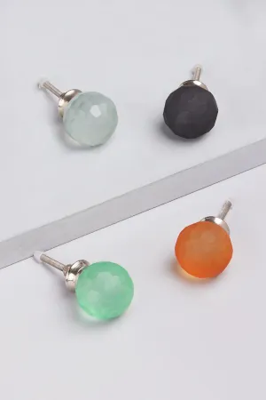 Diamond Ball Stylish Matt Glass Knobs