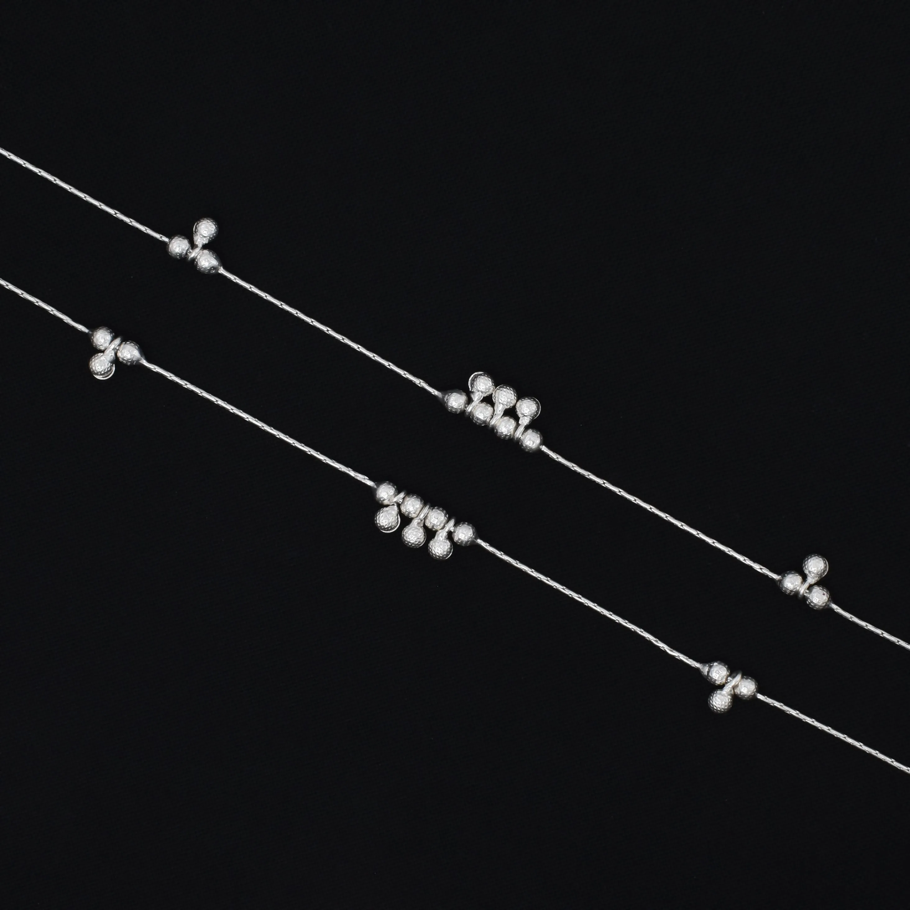 Elevate Your Style with Our Classic Silver Payal