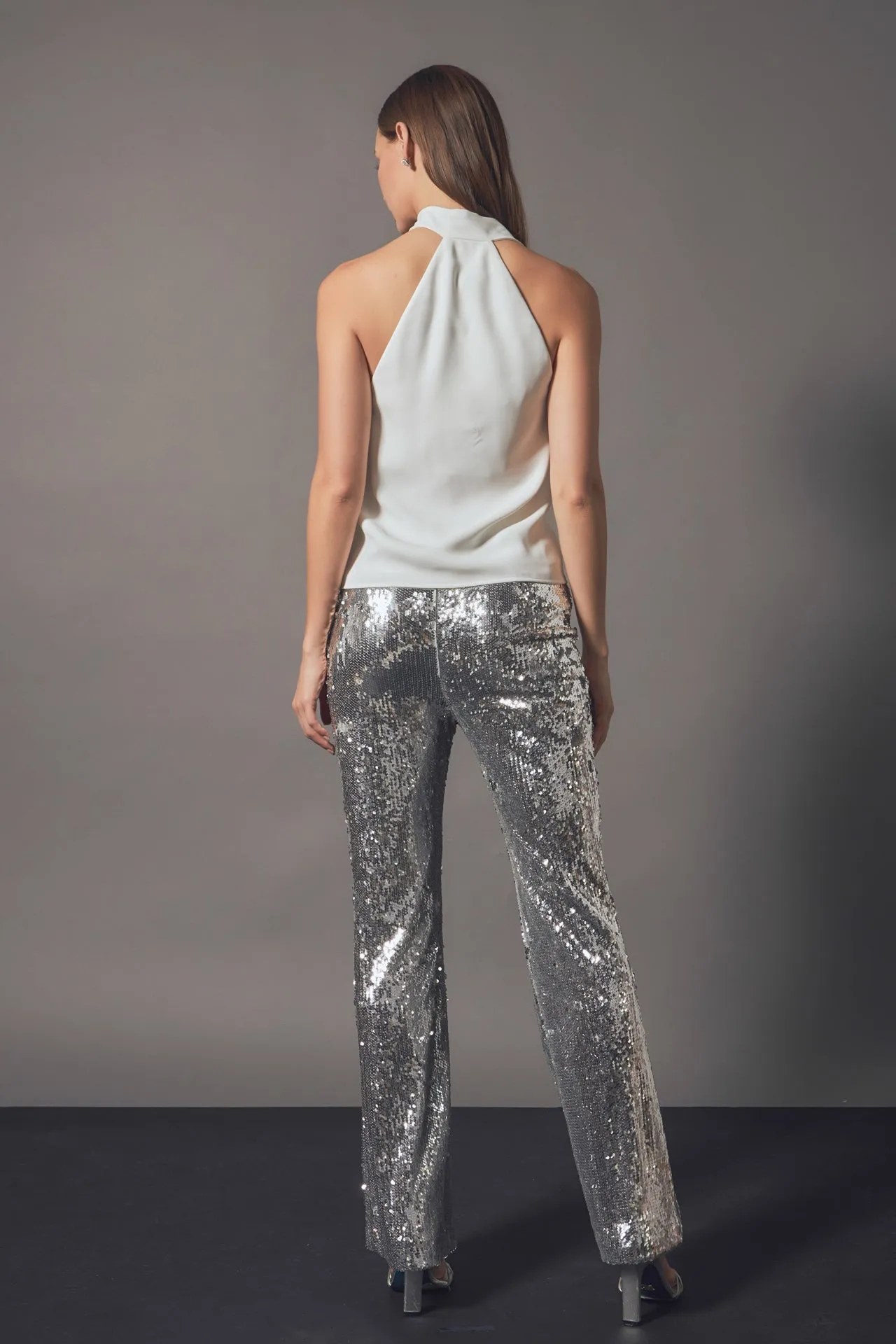 Endless Rose - Sequin Flare Pants