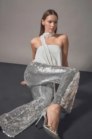 Endless Rose - Sequin Flare Pants