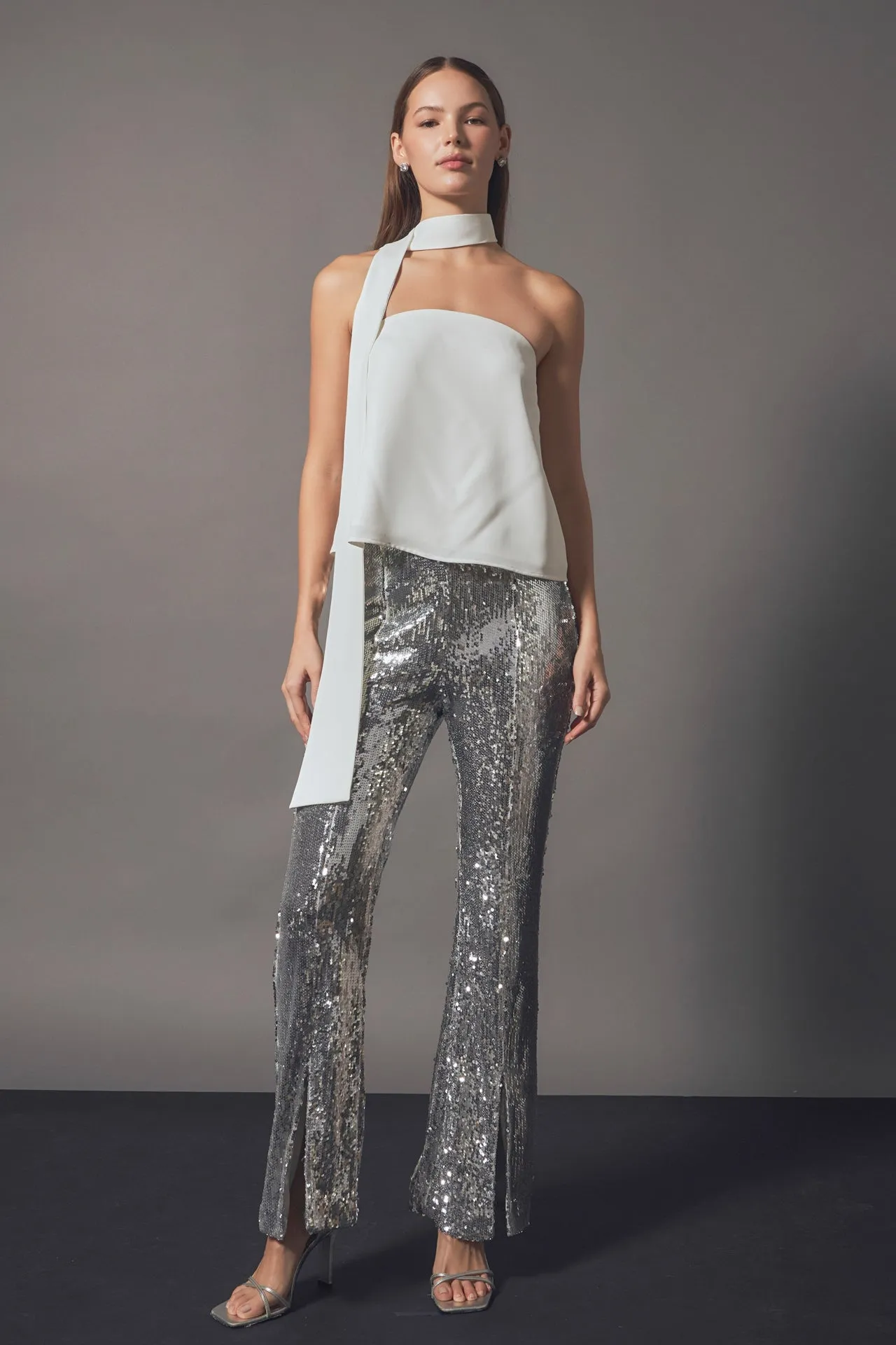 Endless Rose - Sequin Flare Pants