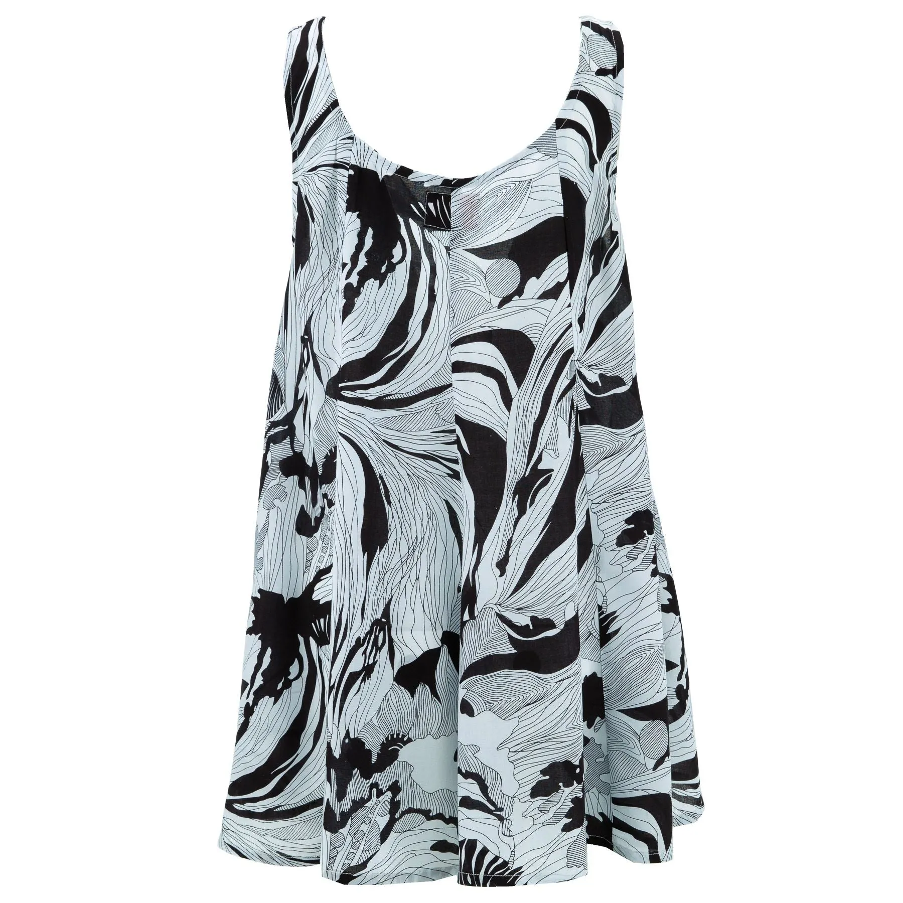 Floaty Dolly Dress - Deep Monochrome