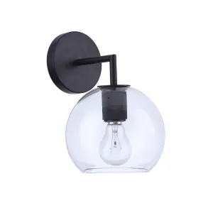 Gallagher 1 Light Wall Sconce - Black