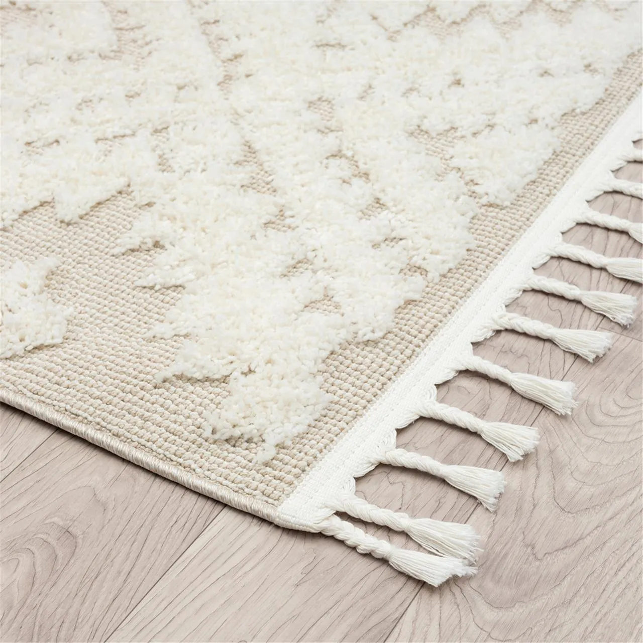 Geometric Design Turkish Rug 548 Sand