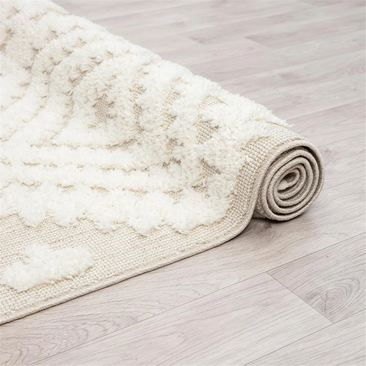 Geometric Design Turkish Rug 548 Sand