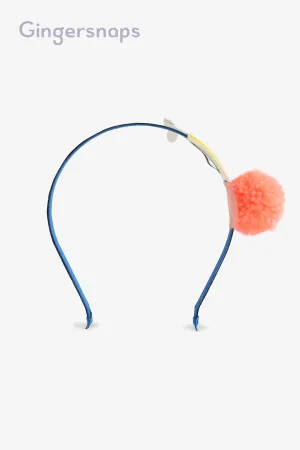 Gingersnaps Lemon and Pompom Headband