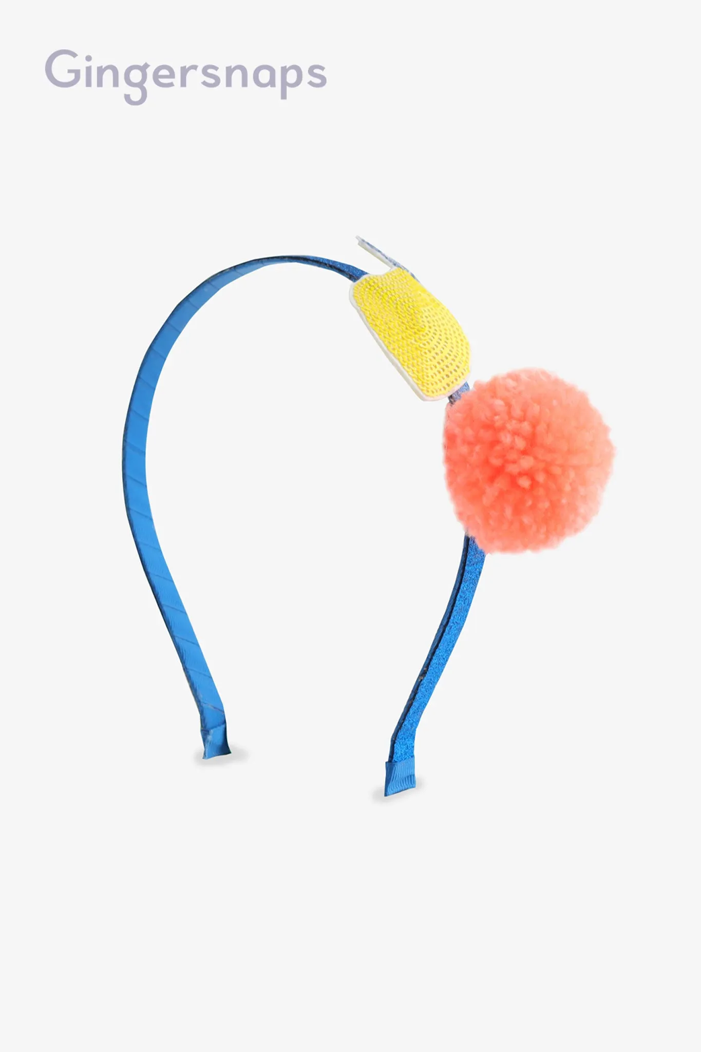 Gingersnaps Lemon and Pompom Headband