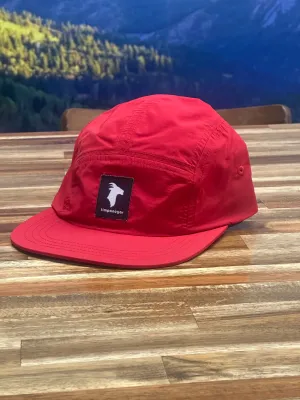 GOAT (Timpanogos) -  5-panel Nylon Camp Hat (Red)