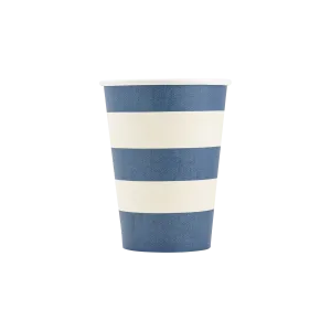 Hamptons Striped Paper Cups