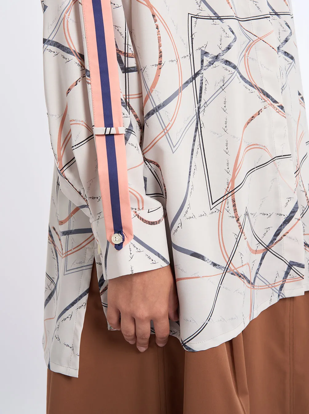 HANIN BELTED SLEEVE TOP COCO