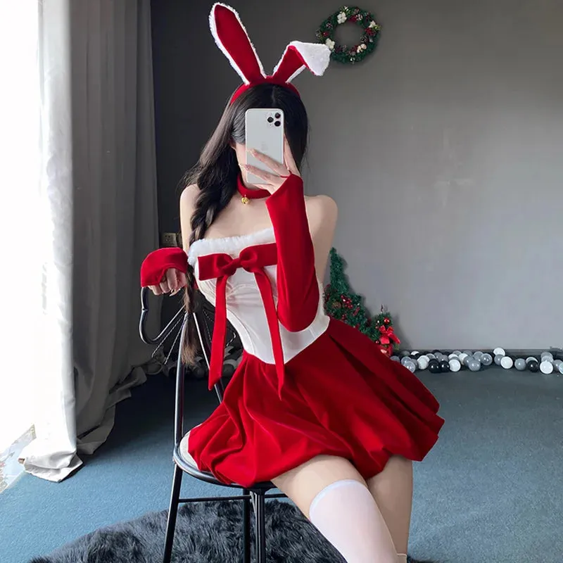 Holiday Bunny Ballerina Dress