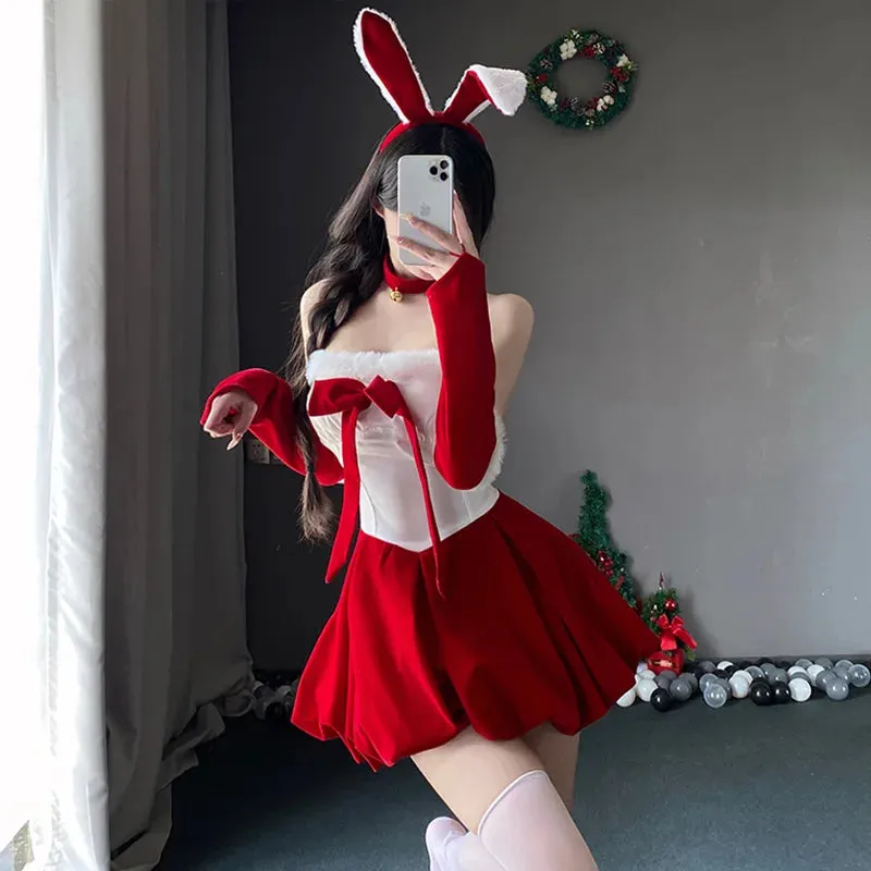 Holiday Bunny Ballerina Dress