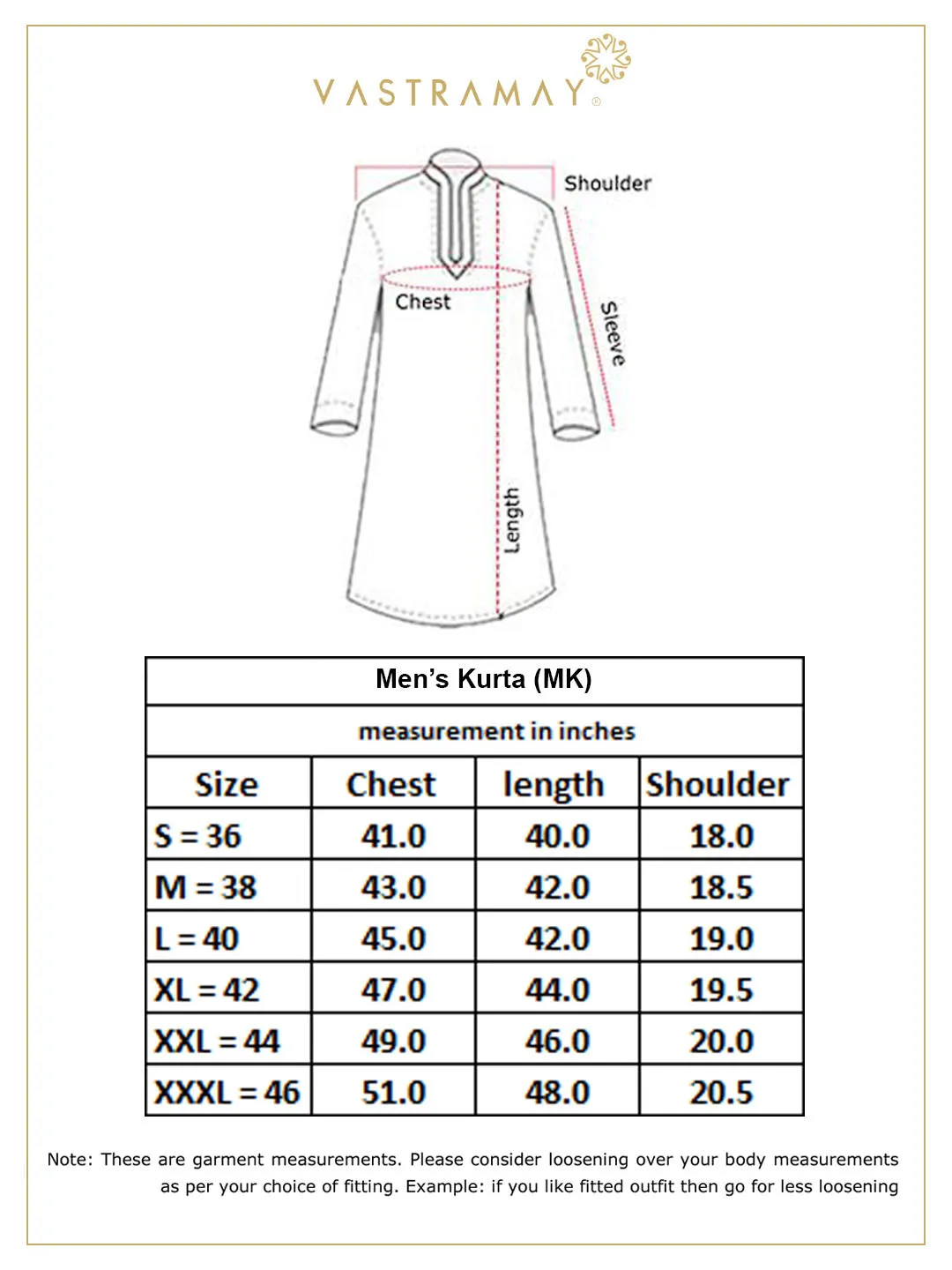 Jashvi Men's Blue Solid Kurta