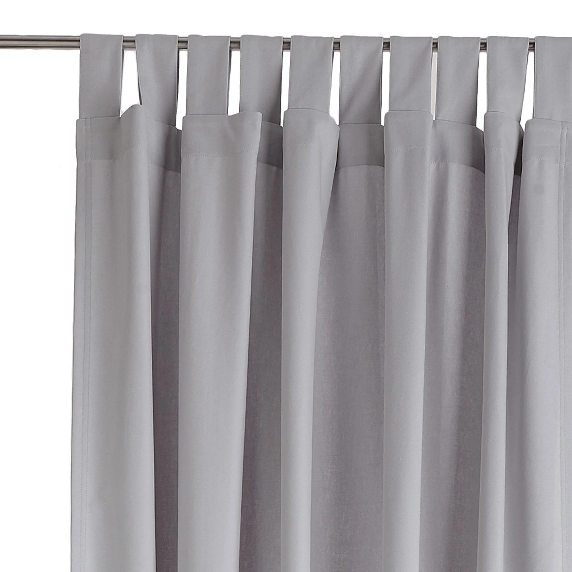 Largo Curtain Set [Silver grey]