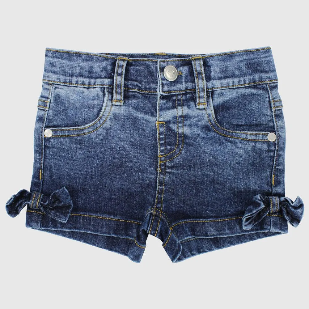 Little Bows Jean Shorts
