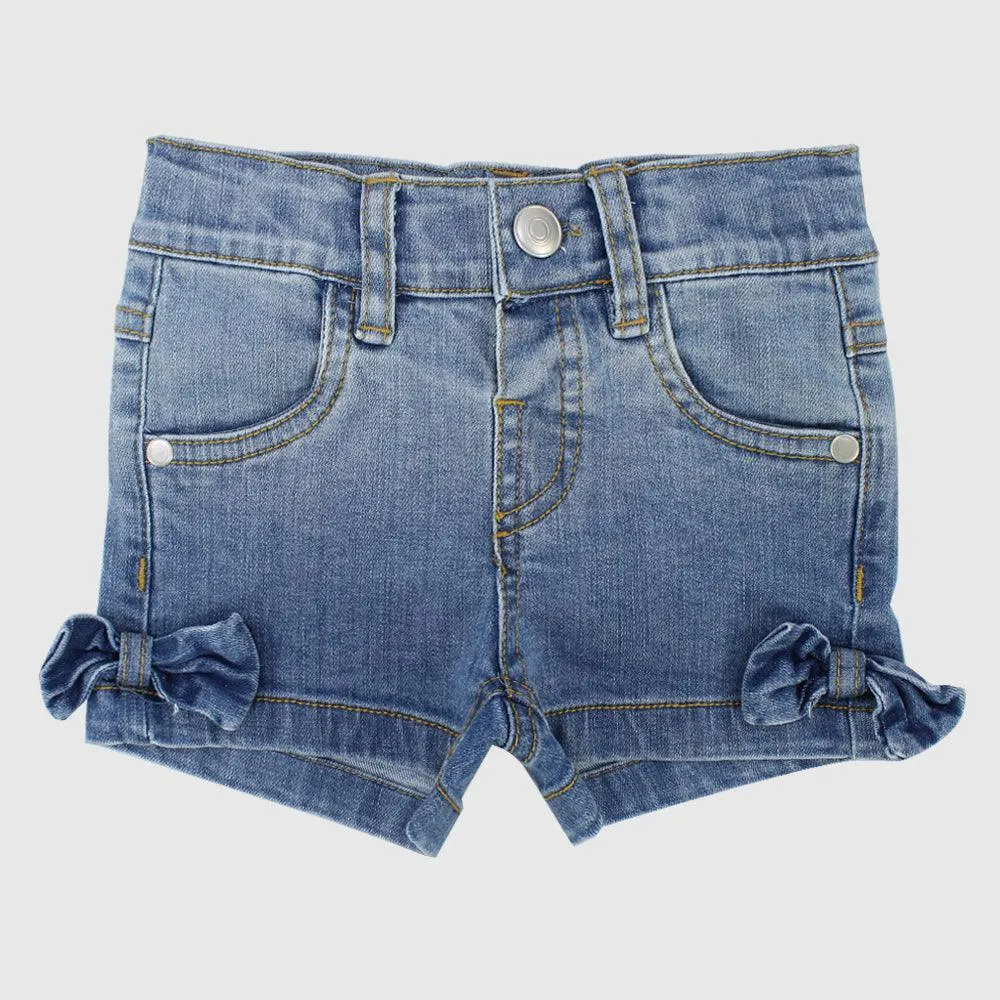 Little Bows Jean Shorts