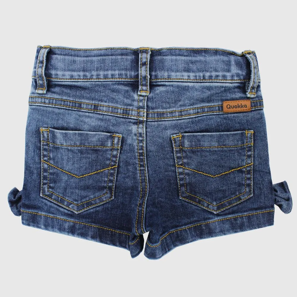 Little Bows Jean Shorts