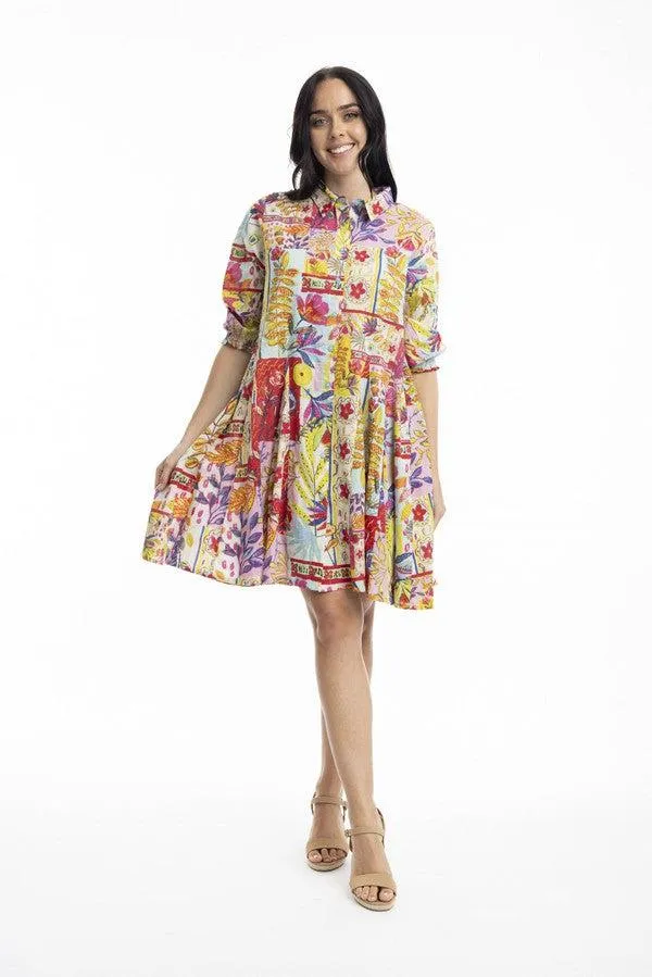 Maitra Buttonthrough dress
