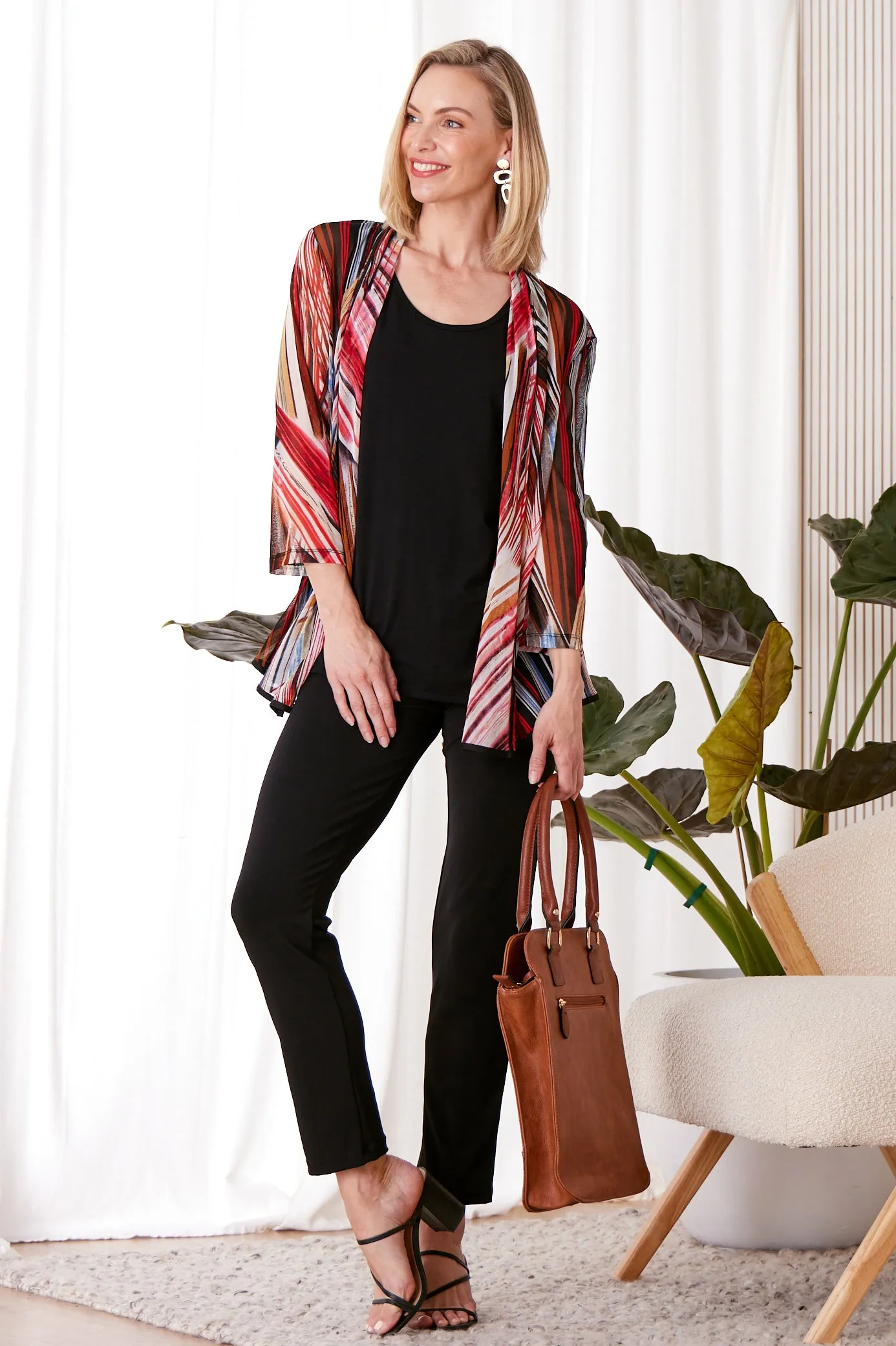 Manhattan Mesh Jacket - Red Black