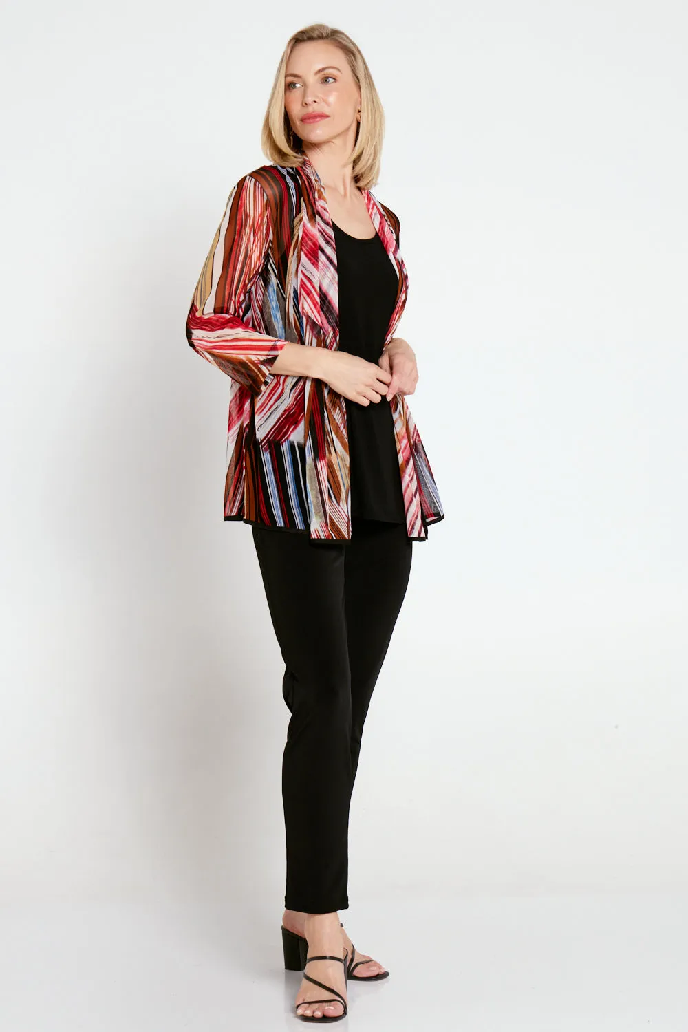 Manhattan Mesh Jacket - Red Black